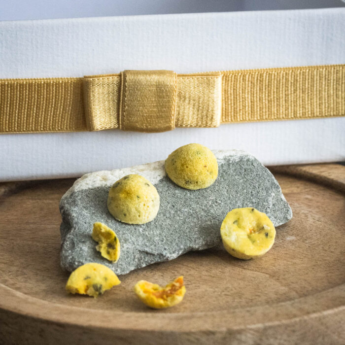 Sachet de friandises pour petit chien au poulet, courge butternut, menthe et curcuma – Image 3