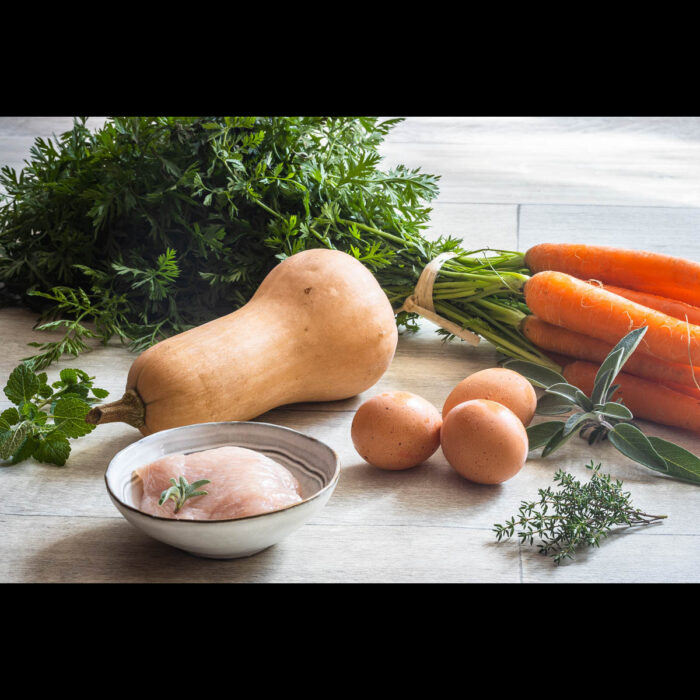 Sachet de friandises pour petit chien au poulet, courge butternut, menthe et curcuma – Image 4