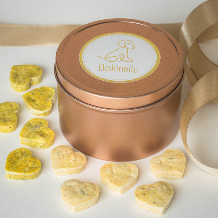 Boîte multi-saveurs de friandises pour chien : recette poulet + recette poisson – Image 3